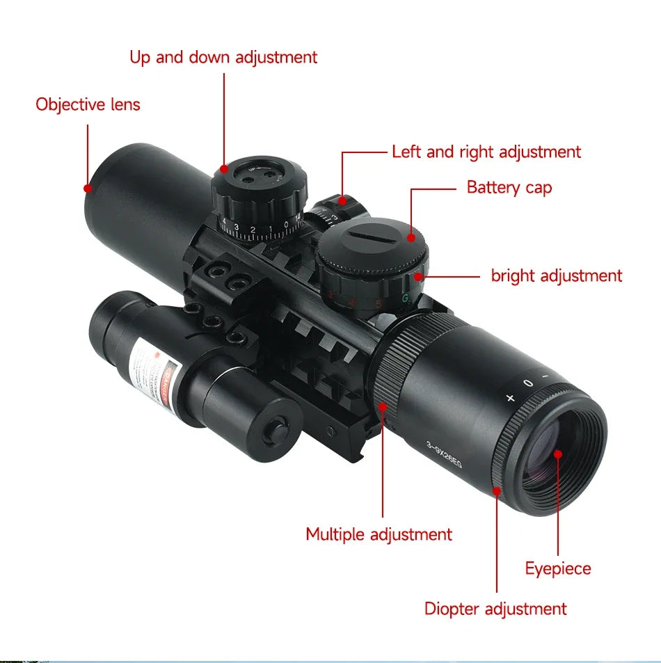 Zoom Spotting Scope ED Lens Powerful Monocular Telescope