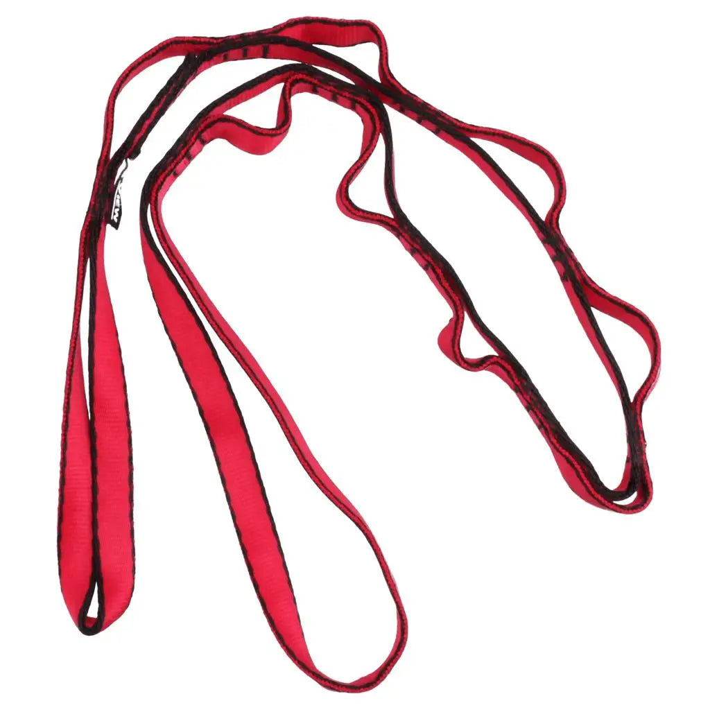 23KN 110cm Tree Rock Climbing Rigging Sling Rope Webbing Strap with Loop