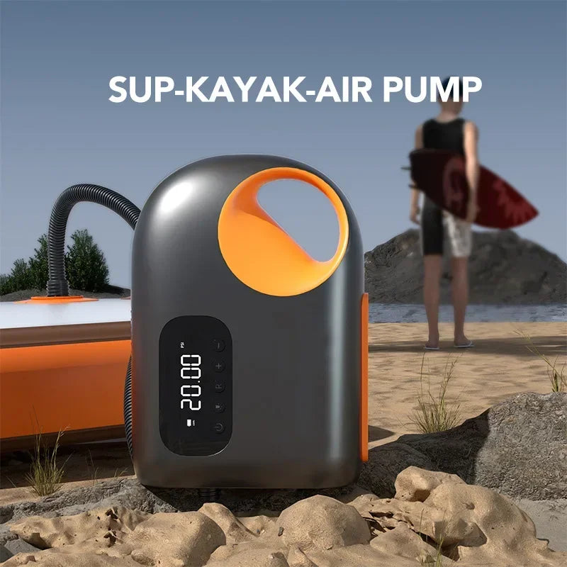 Electric Air Pump Inflatable DC Sup Pump 20 PSI Electric Inflatable Deflatable Air Inflator for Surfing Paddle Board Boat Kayak