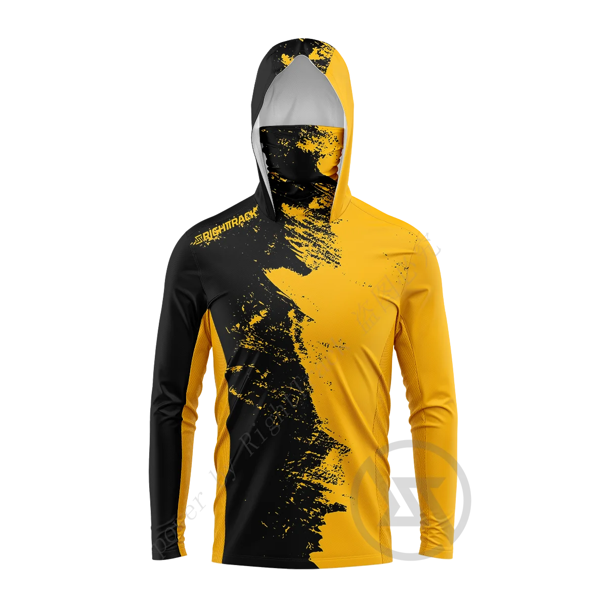 Camouflage Mask Hoodies Shirts Suitable For Fishing Hunting Climbing Camping Hiking Outdoor Sun Protection Breathable Clothing