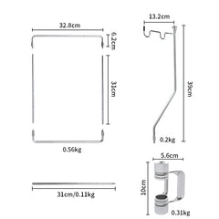 Outdoor IGT Table Supply Portable Light Pole Bracket Stainless Steel Desktop Bracket Camping IGT Table Accessories New