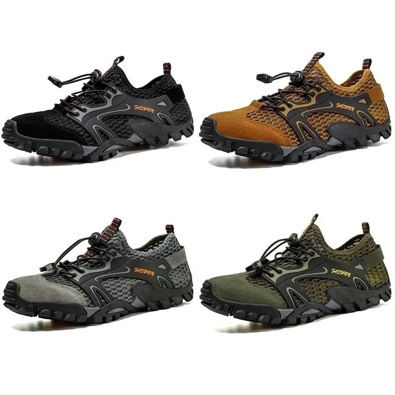 Plus Size 39-50 Hiking Trekking Shoes Men Non-Slip Breathable Outdoor Sport Climbing Tactical Shoes Desert Training Sneakers