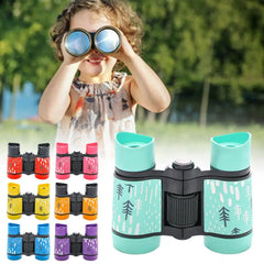 Outdoor Camping Kids Binocular Telescope Children Educational Learning Telescope Bird Watching Folding Optics Telescope 4X30mm