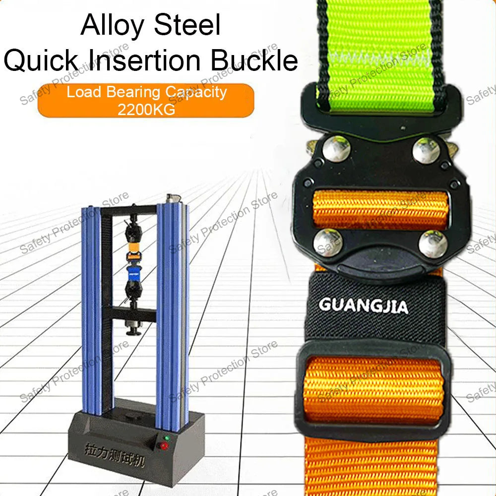 High Altitude Work Safety Harness Full Body Five-point Safety Belt Outdoor Climbing Training Construction Protective Equipment