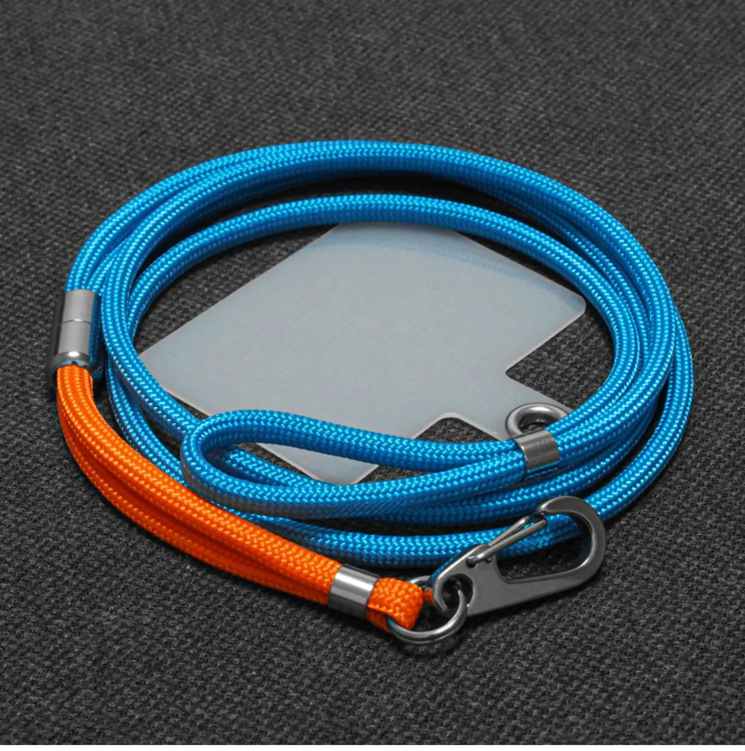 Long Hanging Neck Outdoor Nylon Climbing Rope Lanyard Bold Pendant Phone Universal with Fixed Clip Lanyard Mobile Phone Lanyard