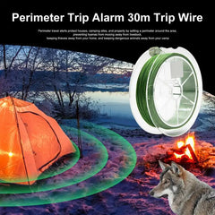 Perimeter Trip Alarm Trip Wire Alarm Device Camping For Tenting Flame Resistant Strands Trip Wire For Fishing Sewing