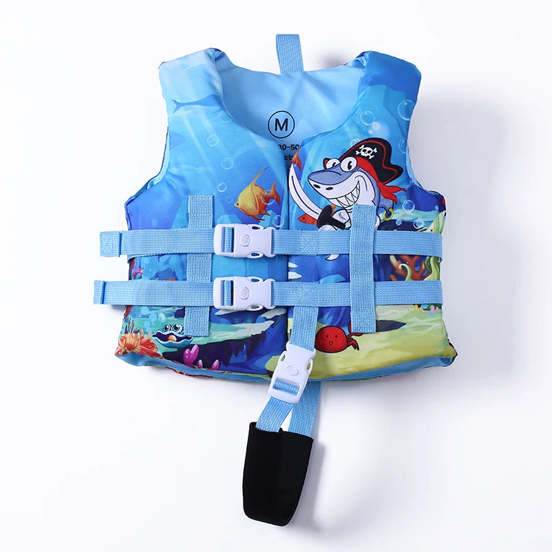 2021 Kids Life Vest Floating Girls Jacket Boy Swimsuit Sunscreen Floating Power Swimming Pool Accessories for Drifting Boating