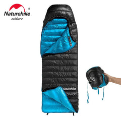 Naturehike CW400 Sleeping Bag Lightweight Duck Down Winter Thickened Warm Ultralight Outdoor Hiking Camping Travel Equipment