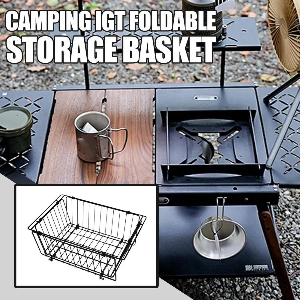 IGT Table Folding Basket IGT Unit Storage Basket Unit Board Table Container Bins Portable Storage Basket IGT Table Accessories