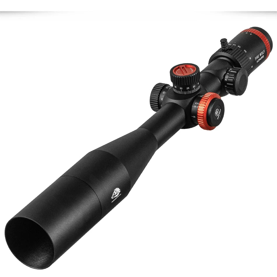 FIRE WOLF QZ 6-24X50 E FFP Hunting Tactical Optical sight Sniper Rifle Airsoft accessories Spotting scope for rifle hunting