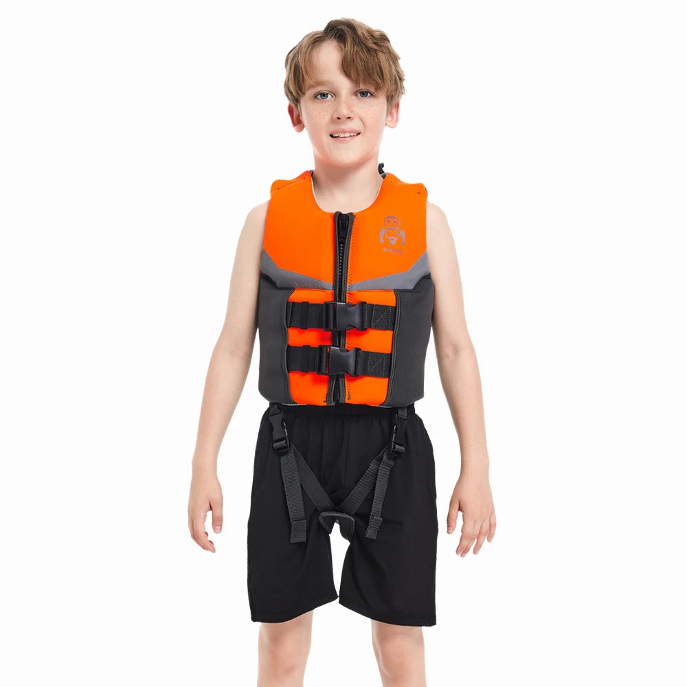 Kids Buoyancy Snorkel Vests, Life Jacket for Children, Swim Vest for Boys and Girls, Swimsuit Flotation Swimming Aid