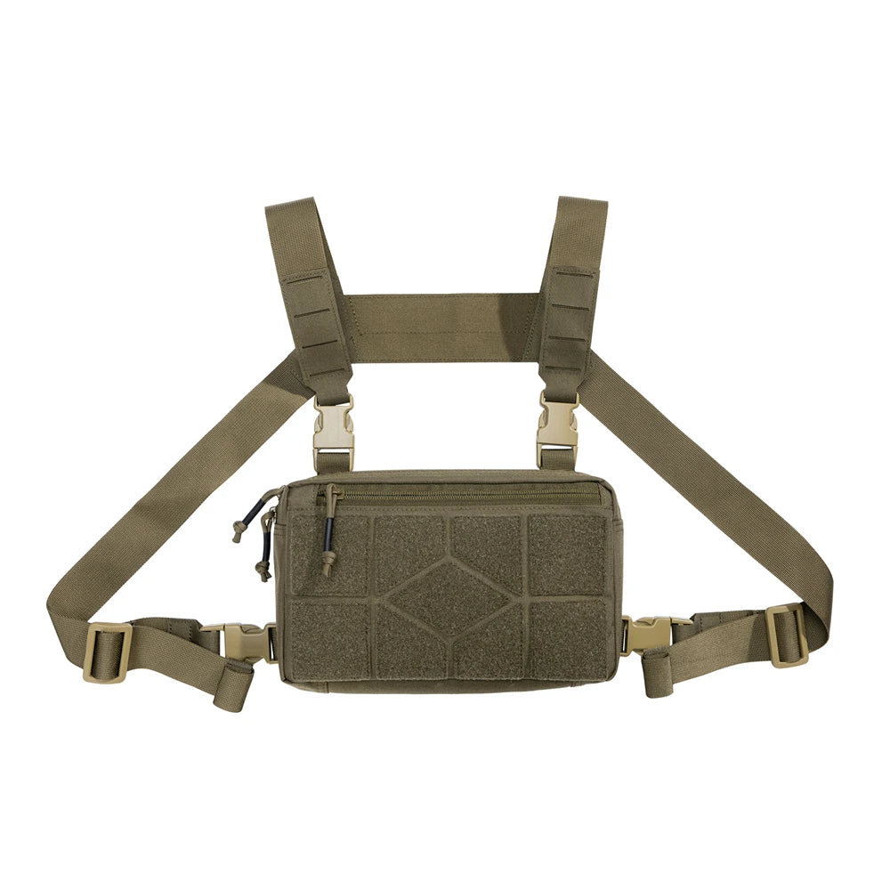 Tactical Chest Bags Hunting Vest Outdoor Camping Shoulder Backpack Men Motorcycle Bag Cycling Climbing Belly Fanny Pack Bike