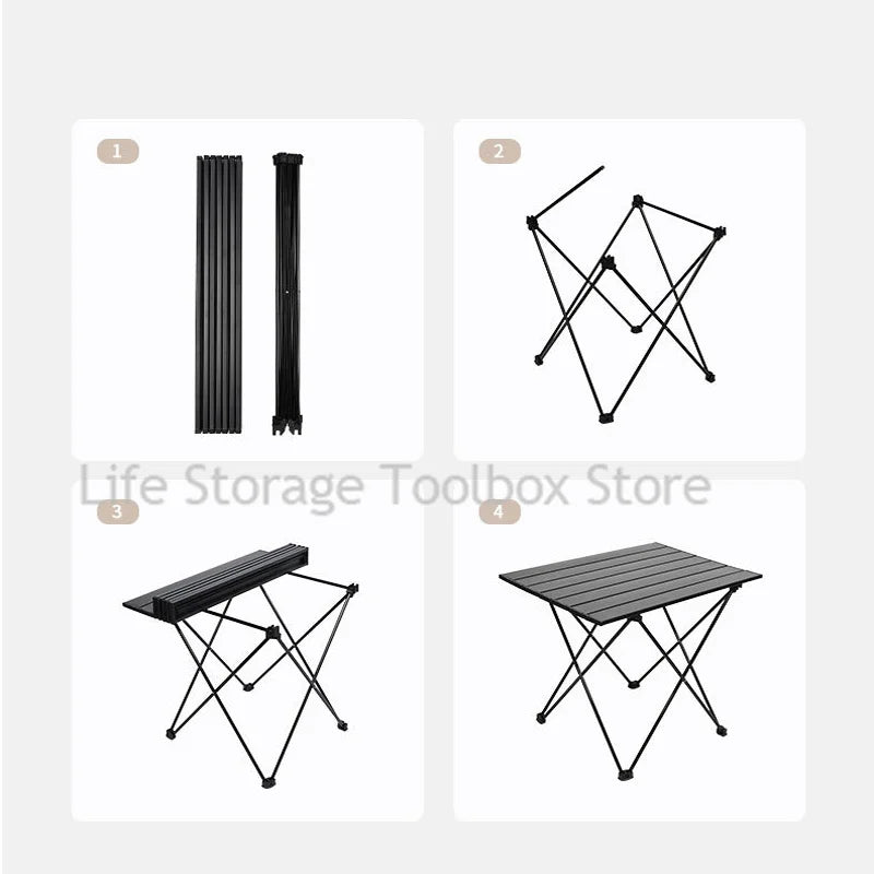 Outdoor Folding Chair, Simple and Portable, Chicken Roll Table Folding table Picnic table Coffice Table Camping table BBQ Table