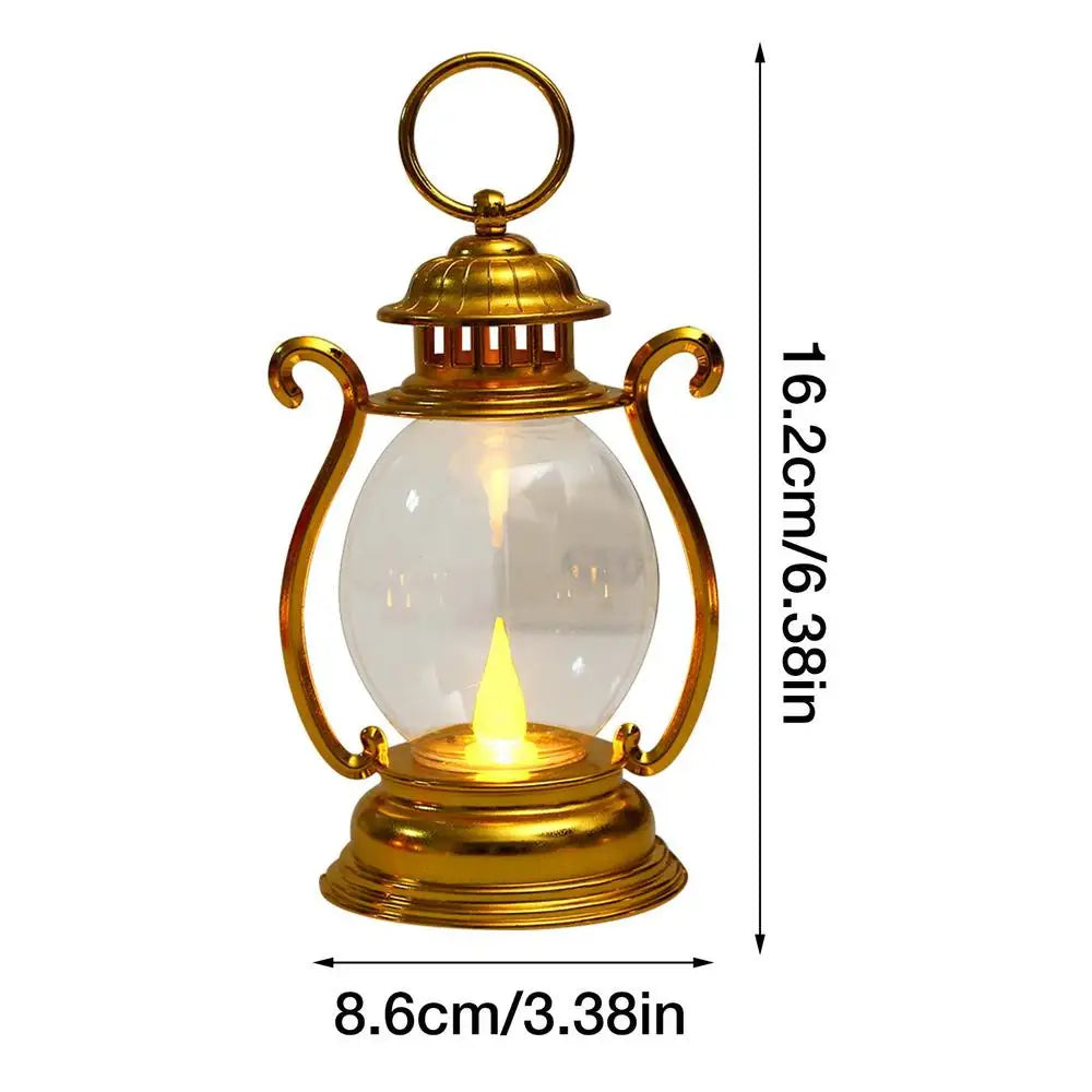 Retro Lantern Retro Camping Hanging Lanterns Battery Powered Led Small Oil Lamp For Fishing Tent Camping Equipment