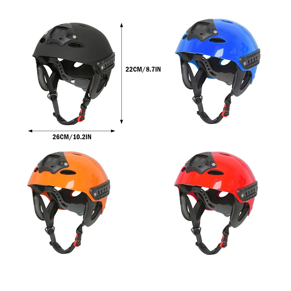 Outdoor Water Safety Helmet Climbing Aquatics Headpiece Mountaineering