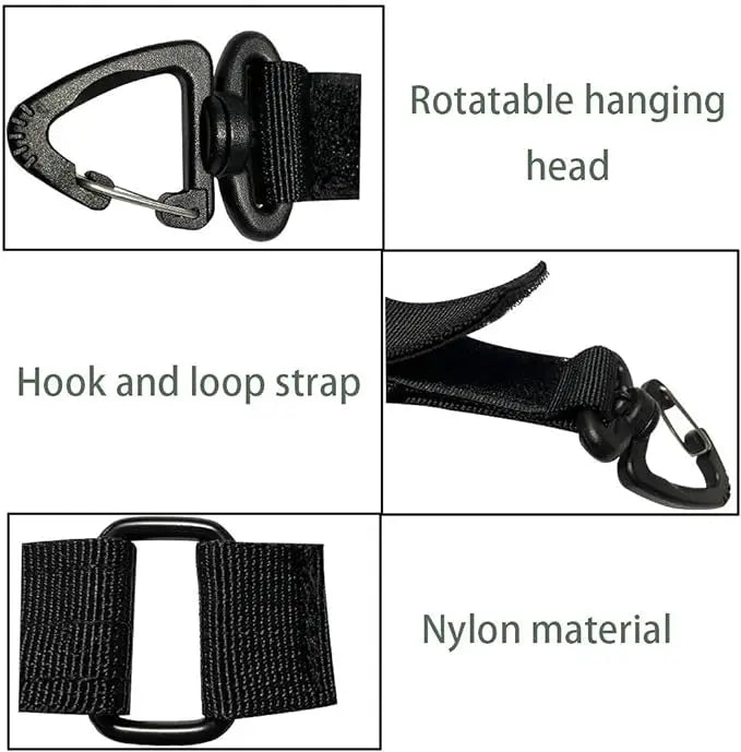 1PC Molle Glove Holder Outdoor Gear Clip Rope Organizer Keychain Utility Hook for Camping Climbing Buckle Hunting Belt Keeper