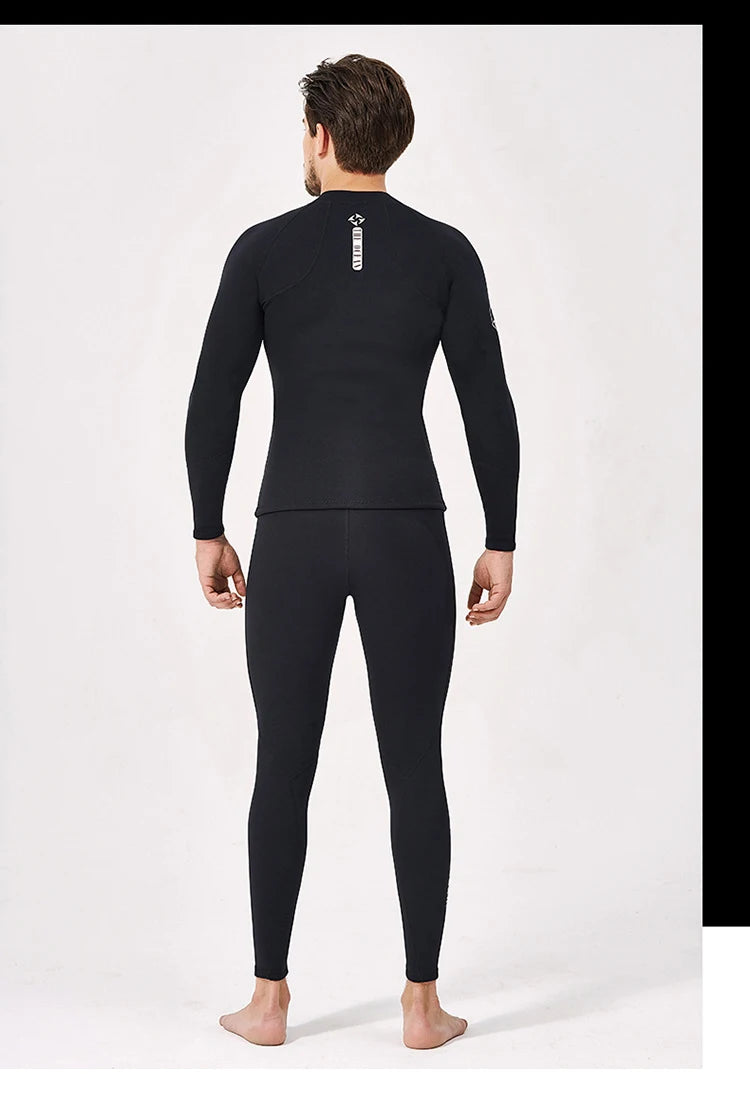 Neoprene 3MM 2MM Men Women Wetsuit Jacket Scuba Diving Suit Surf Snorkeling Underwater Spearfishing Fishing Kitesurf Equipment