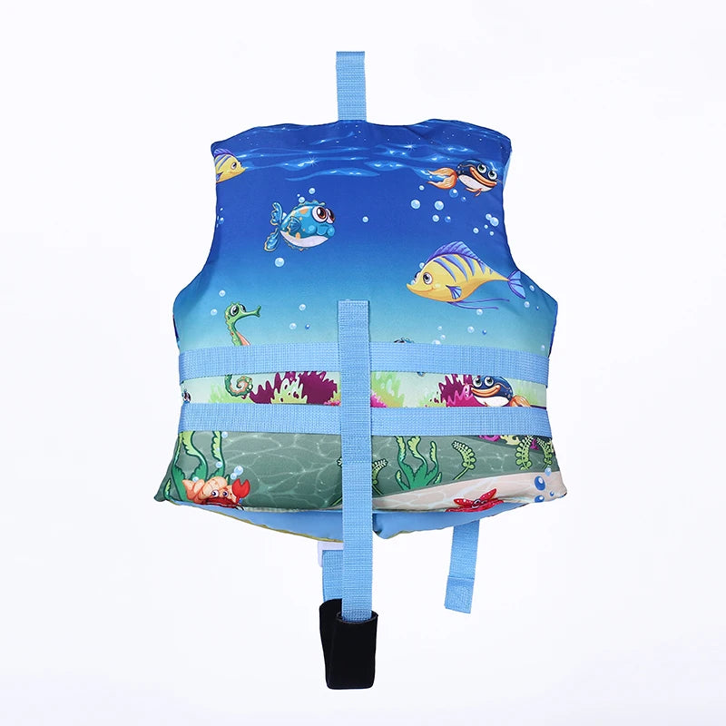 2021 Kids Life Vest Floating Girls Jacket Boy Swimsuit Sunscreen Floating Power Swimming Pool Accessories for Drifting Boating