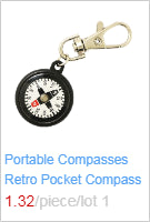 Outdoor Camping Hiking Mini Compass Navigator Portable Keychain Survival Tool