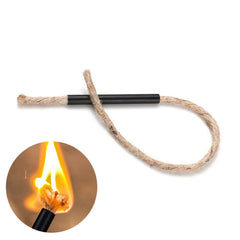 Portable Cord Fire Starter Camping Barbecue Fire Lighter Igniter Rope Beeswax Hemp Rope Fire Tools Outdoor Survival Equipment