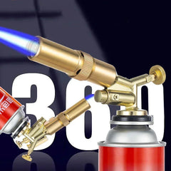 Portable Welding Gas Torch Flame Gun Butane Burner Outdoor Camping BBQ Flamethrower Welding Equipment Kitchen Lighter Cooking