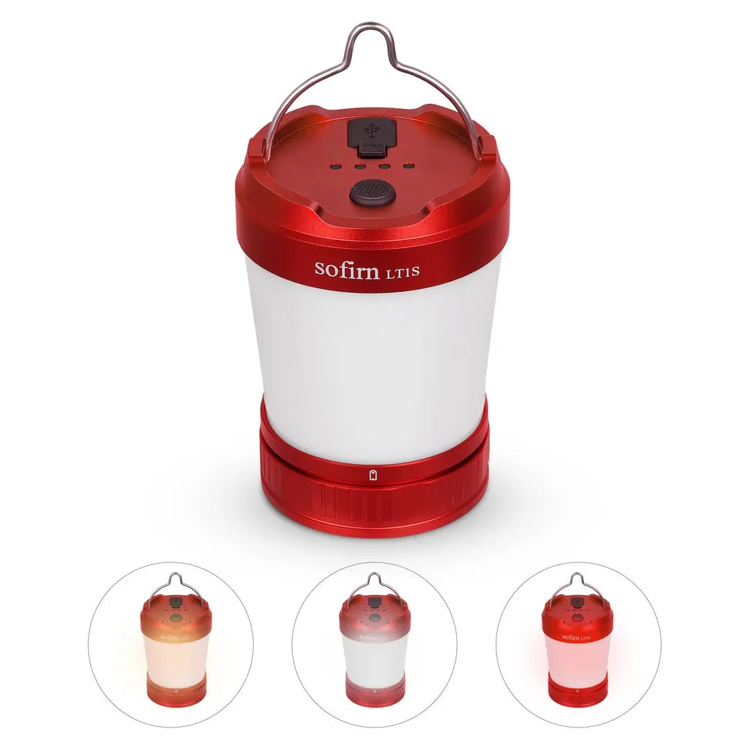 Sofirn LT1S Camping Light USB-C Rechargeable 21700 Lantern Powerful Torch 2700K to 5000K Power Indicator & Reverse Charge