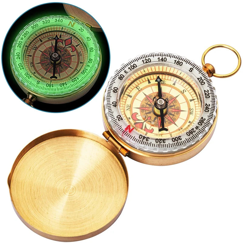 Waterproof Compass Outdoor Gadget Navigation Hiking Compass Camping Orienteering Backpacking Map Reading Compass for Scout Kids