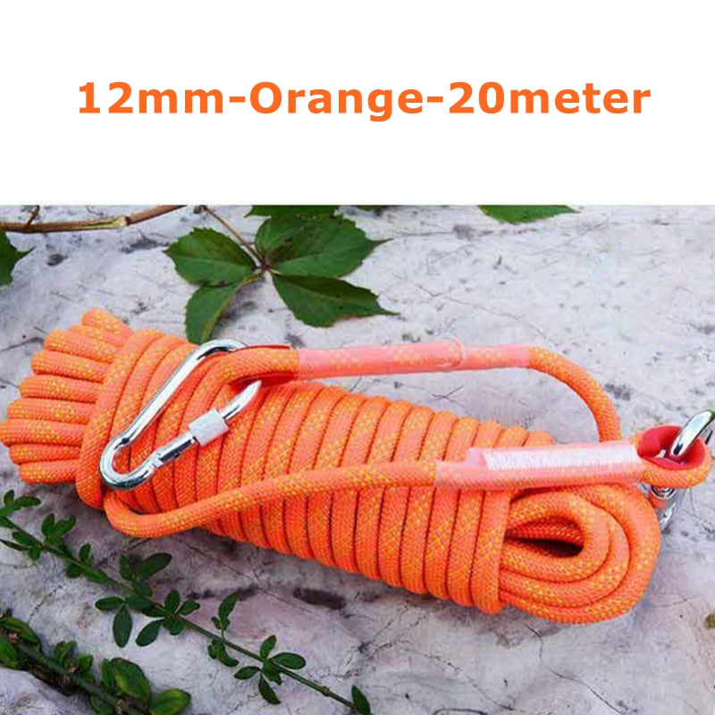 10M 20M Outdoor Auxiliary Ropes Floating Climbing Rope 10mm 12mm Dia High Strength Cord Safety Rope Trekking Hiking Accessories