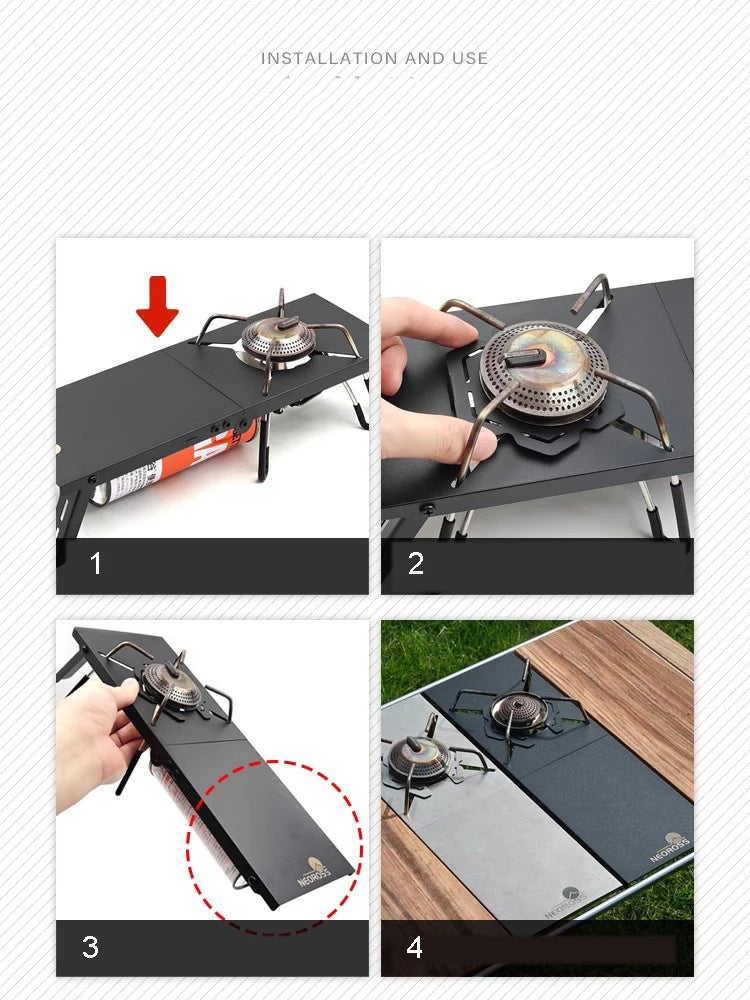 Camping Spider Stove Accessories for SOTO ST-310 ST-340 IGT Folding 0.5 Unit Plate Gas Stove Table Alcohol Burner Pot Stand New