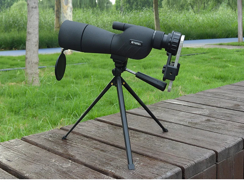 25-75x60 Spotting Scope zoom Monocular high power telescope BAK4 Prism Waterproof Birdwatching Target Shooting Camping hunting