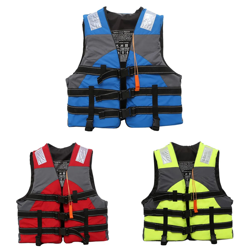 Kayak Life Vest Adults Surf Vest Motorboats Wakeboard Raft Rescue Boat Ski Water Sports Swimming Drifting Rescue Life Jacket