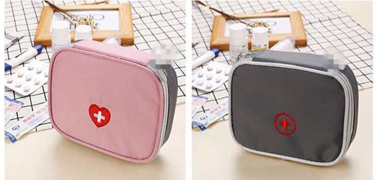 First Aid Kit Bag Portable Travel Medicine Package Emergency Kit Bags Small Medicine Divider Storage Organizer Home Outdoor