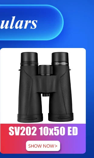 Svbony SV47 8x42/10x42 HD Binoculars Waterproof Spotting Scope for Adults, FMC Lens, Bak4 Prism for Hiking and Wildlife Observe