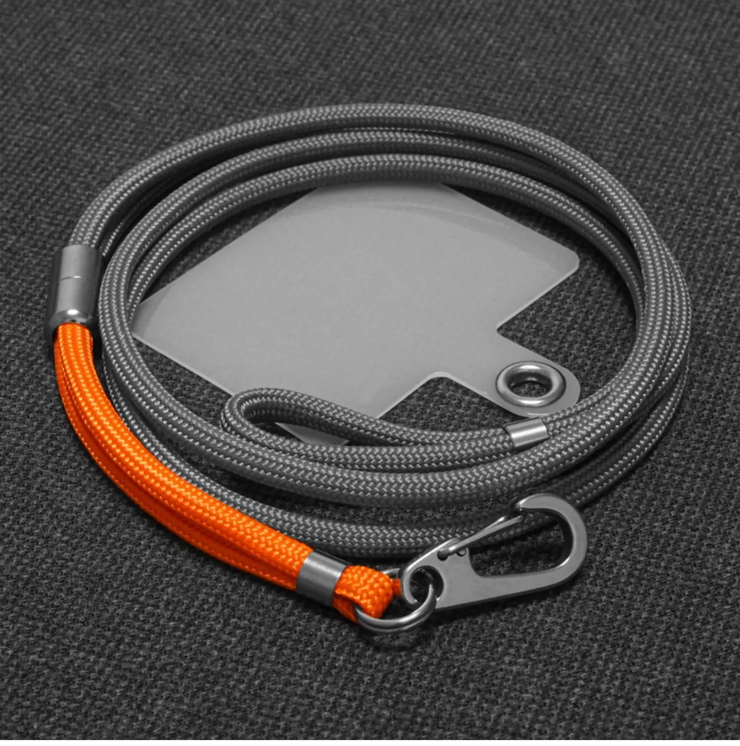 Long Hanging Neck Outdoor Nylon Climbing Rope Lanyard Bold Pendant Phone Universal with Fixed Clip Lanyard Mobile Phone Lanyard