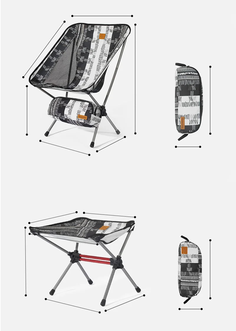 Naturehike Camping Table And Chair Set Lightweight Comfortable Outdoor Furniture Picnic Portable Folding Table Chair Stool Set