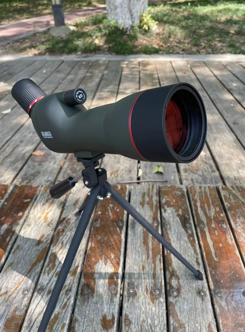 Telescopes Maifeng 20-60x70 Monocular ED Waterproof Straight Dual Focuing Spotting Scope for Bird Watching With Tripod BAK4