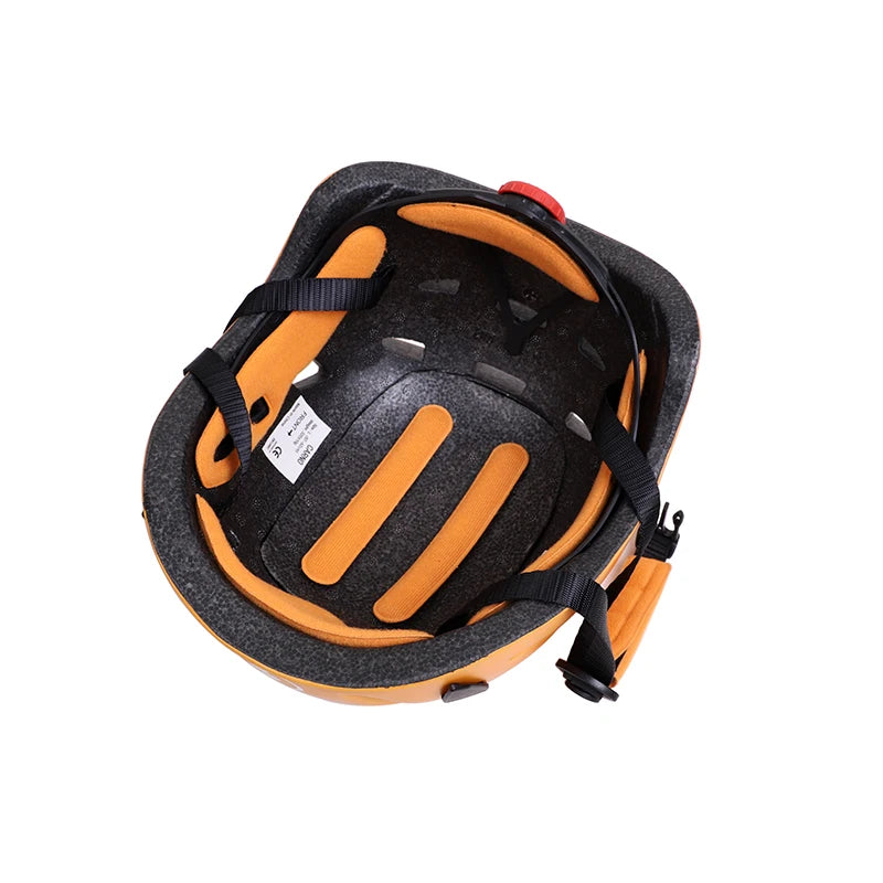 Outdoor Mountaineering yellow 14 hole Rock climbing Industrial Safety rescue helmet