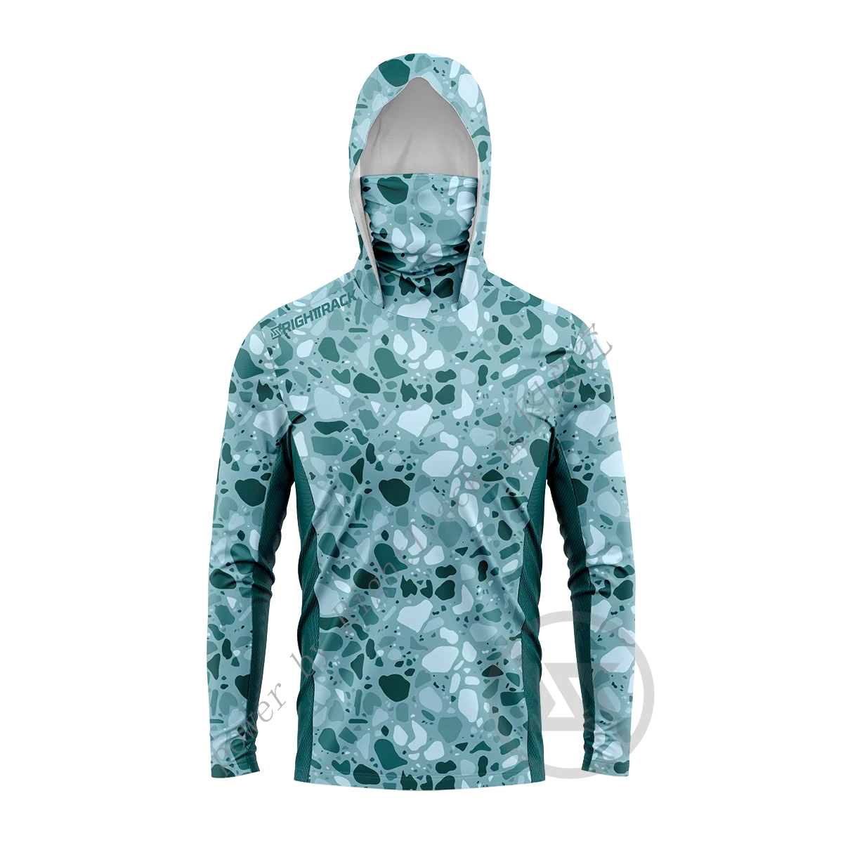 Camouflage Mask Hoodies Shirts Suitable For Fishing Hunting Climbing Camping Hiking Outdoor Sun Protection Breathable Clothing