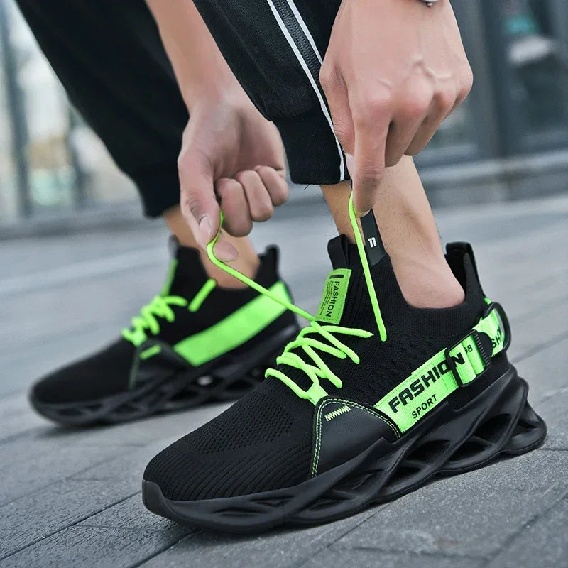 Men Casual Sneakers Summer 2023 Running Shoes Mesh Breathable Male Tenis Shoes Light Fashion Sport Shoes Men Hiking Shoes