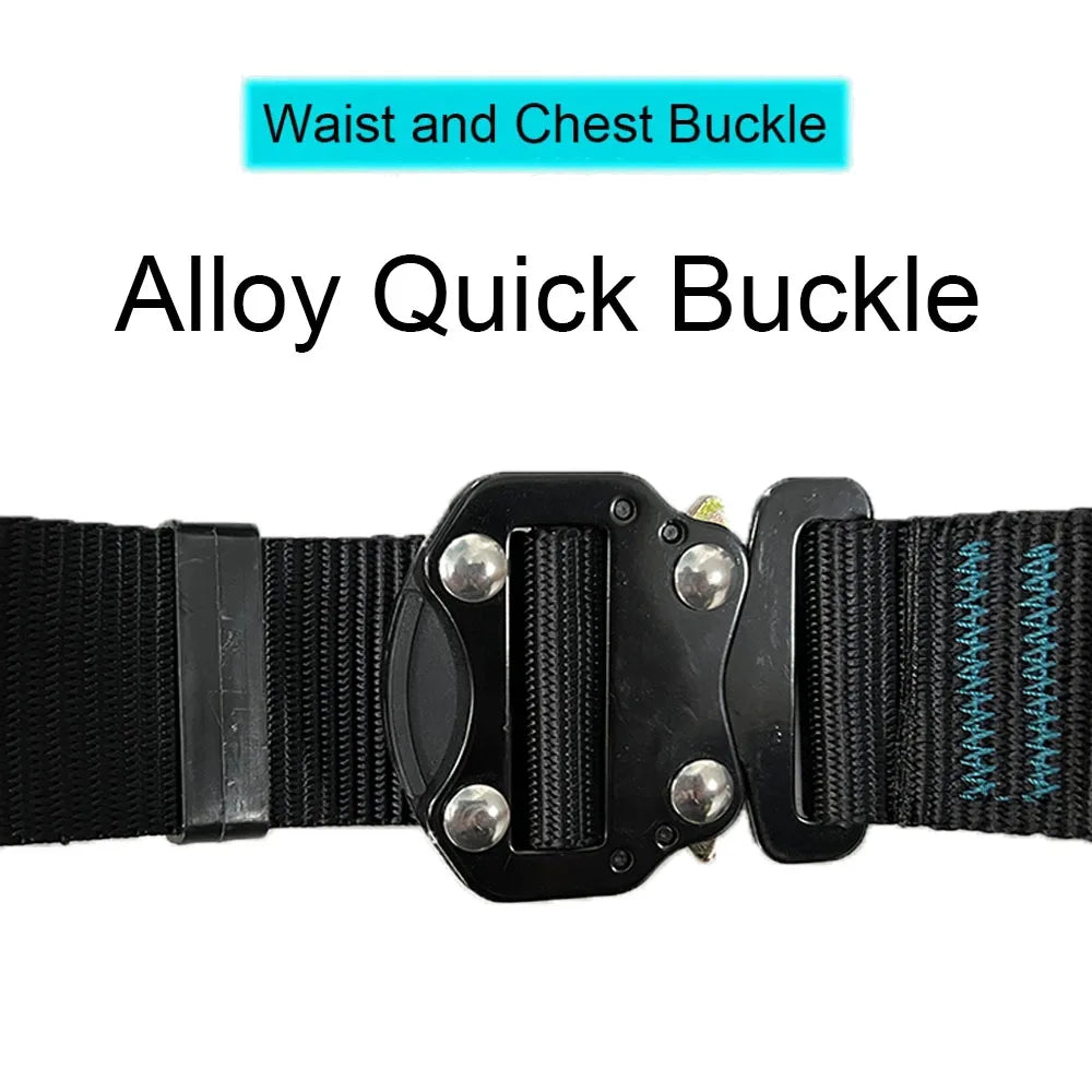 High-altitude Work Safety Belt Three Point Harness Safety Ropes Hook Outdoor Rock Climbing Electrician Construction Equipment