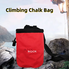 Premium Gym Chalk Bag for Rock Climbing Weight lifting Climbing Chalk Drawstring Bag Magnesium Powder Bag Fitness Accessories