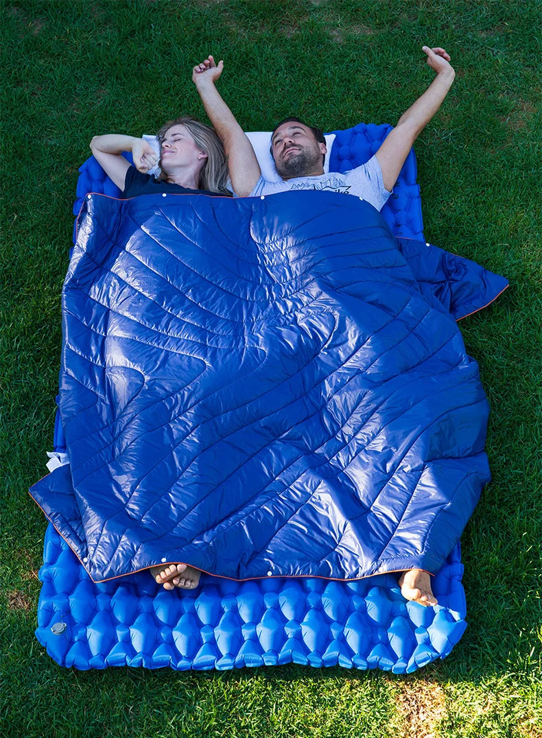 Naturehike Lightweight Moisture-proof Air Mattress Nylon TPU Inflatable Mattress Camping Mat For 2 Person Sleeping Pad