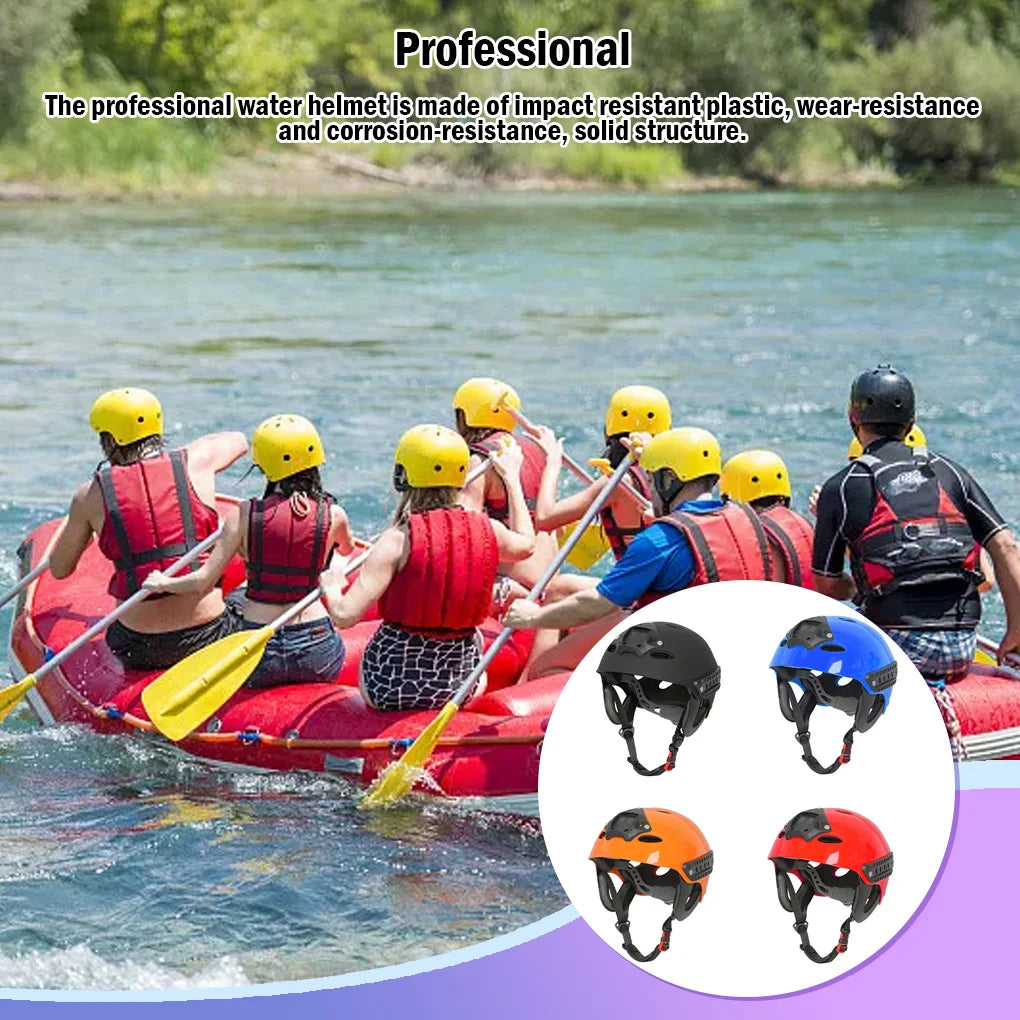 Outdoor Water Safety Helmet Climbing Aquatics Headpiece Mountaineering