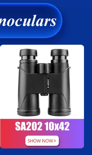 Svbony SV47 8x42/10x42 HD Binoculars Waterproof Spotting Scope for Adults, FMC Lens, Bak4 Prism for Hiking and Wildlife Observe