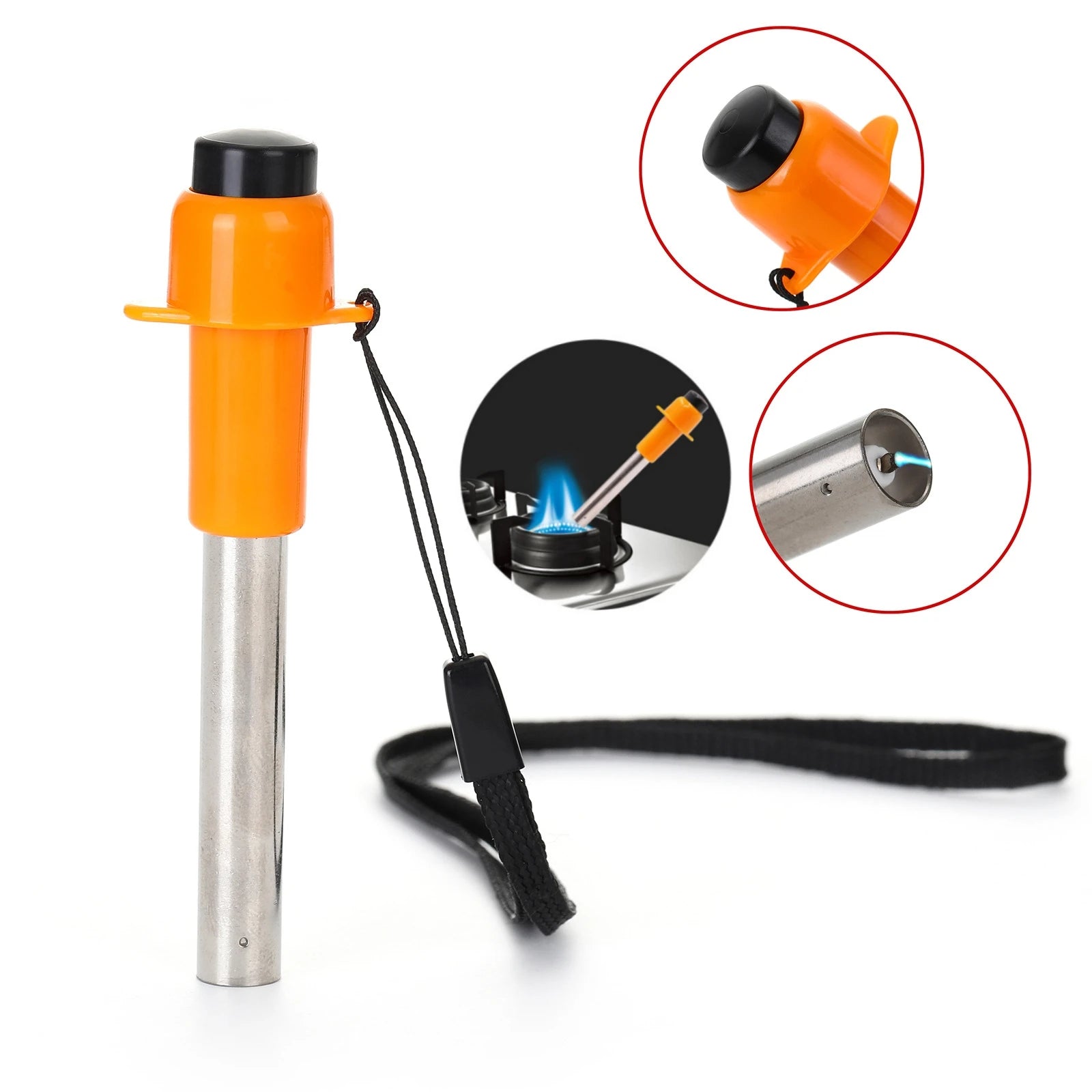 Outdoor Stove Igniter Piezo Lighter Portable Piezoelectric Ignition Device Camping Burner Pulse Igniter Stove Accessories