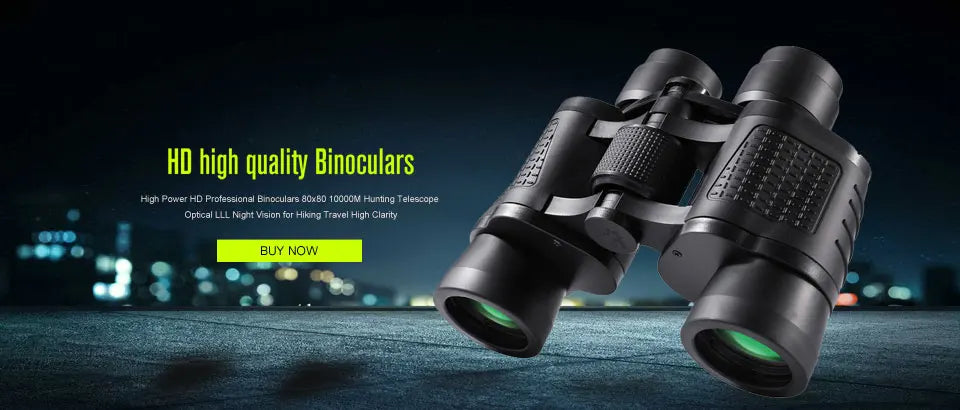 10X50 Optics Military Binocular Telescope Waterproof Shockproof Spotting Scope with Compass for Camping Travel Hunting Boshiren