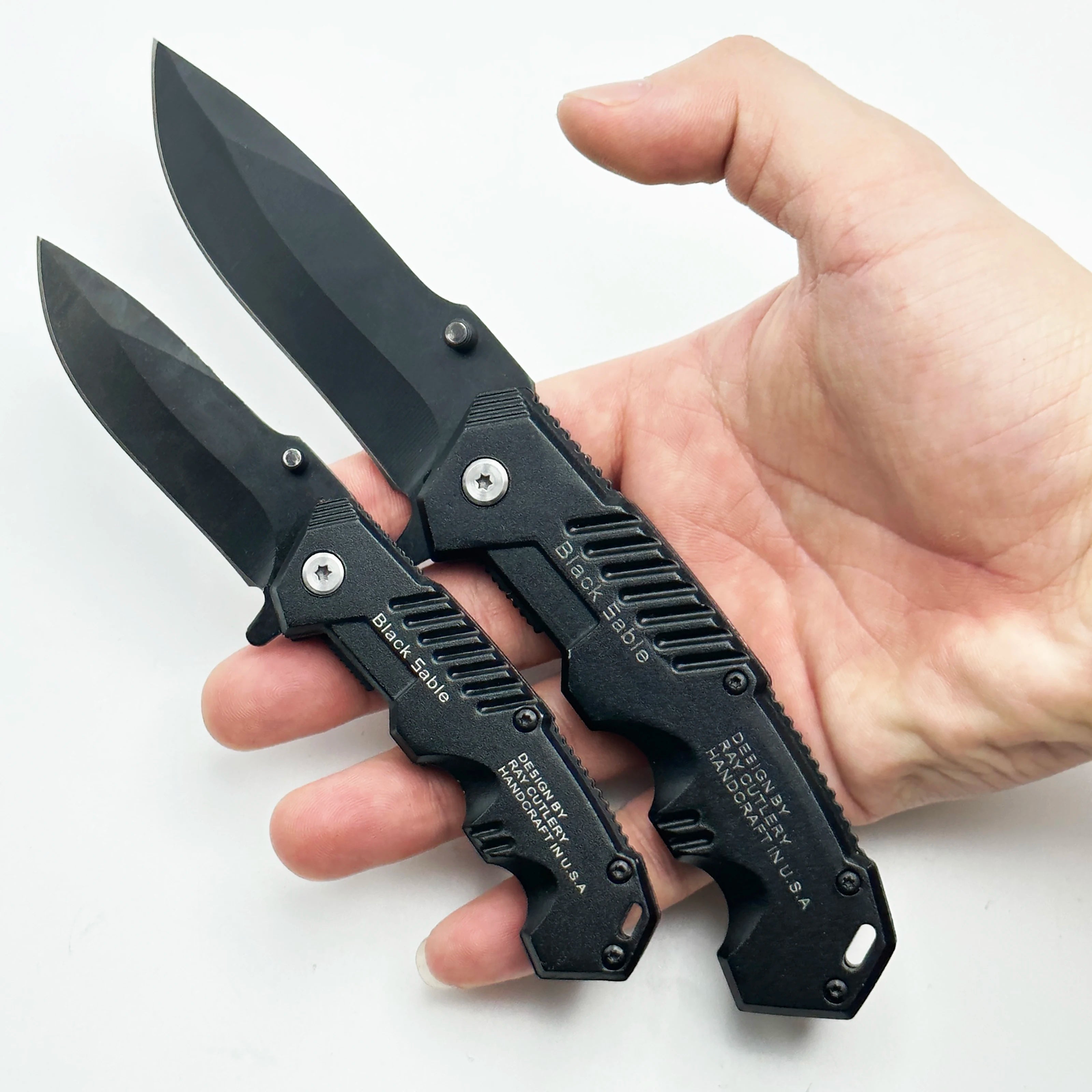 Multi Functional High Hardness Defensive Folding Knife Men's Self-defense Survival Tool Knife Outdoor Camping EDC Survival Knife