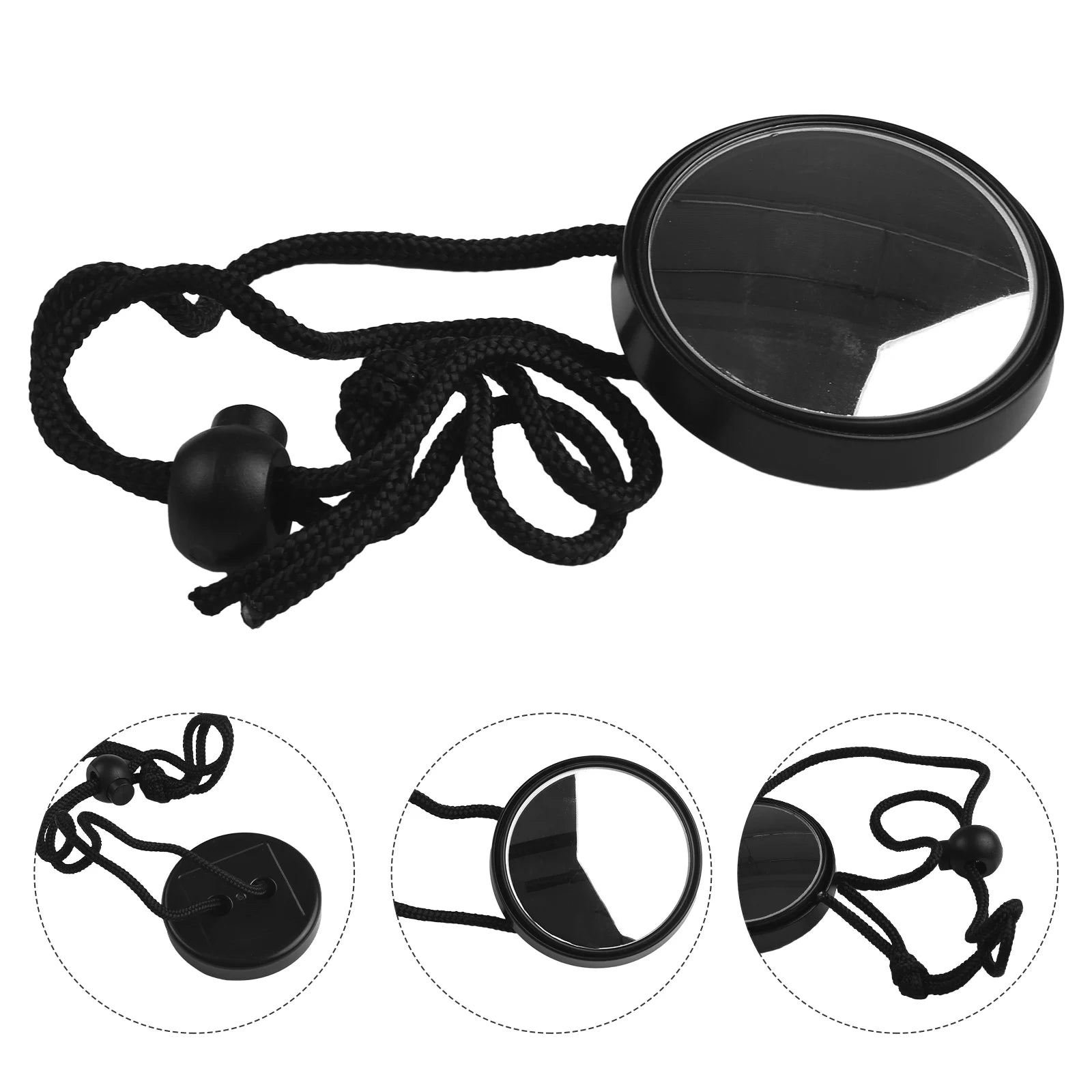 Durable Lightweight Diving Rearview Mirror Dive Safety Equipment For Dive BCD Side Hanging Snorkeling Underwater