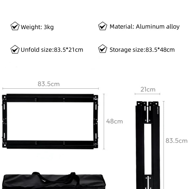 Camping IGT Folding Table Foldable IGT 2/3/4 Unit Aluminum Frame Table Portable Lightweight Outdoor Table Cool Camping Gear