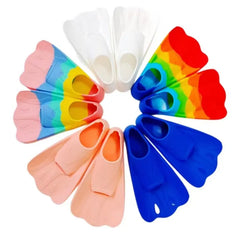 Professional Silicone Short Flippers Butterfly Frog Shoes for Kids Adult Free Swimming Snorkeling Sports Equipment Special Fins